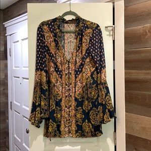 Free people bell sleeve tunic
